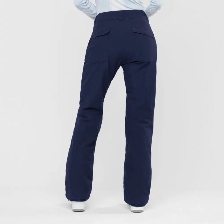 Pantalones De Esquí Salomon Edge Mujer Azul Marino | MX GOEN521